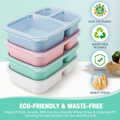 Caperci 3-compartment container supports balanced portions for kids and adults.