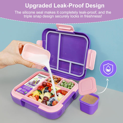 Caperci Mermaid Bento Box brightens meals with colorful compartments.