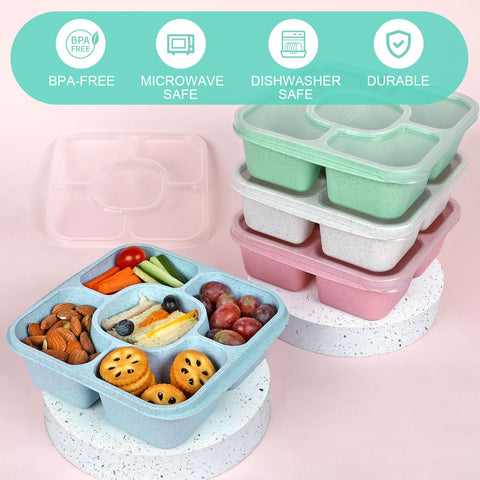Caperci microwave-safe bento container ready for reheating.