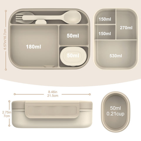 Caperci stackable lunch box is durable and easy to clean