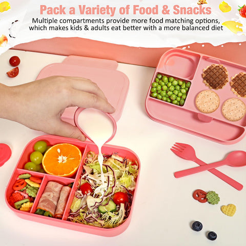 Caperci stackable design saves space and supports on-the-go meals.