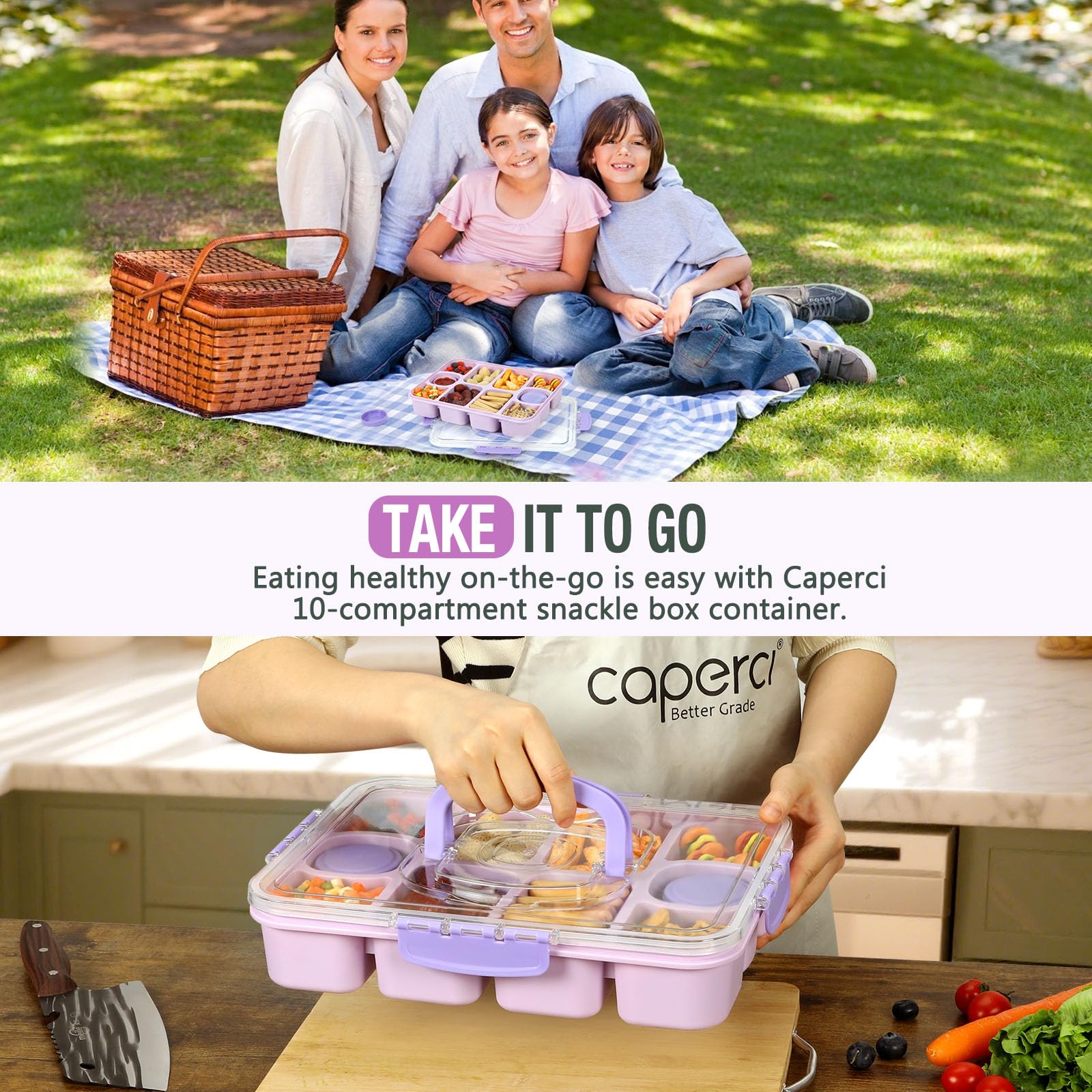 Caperci dishwasher-safe materials simplify cleaning after gatherings.