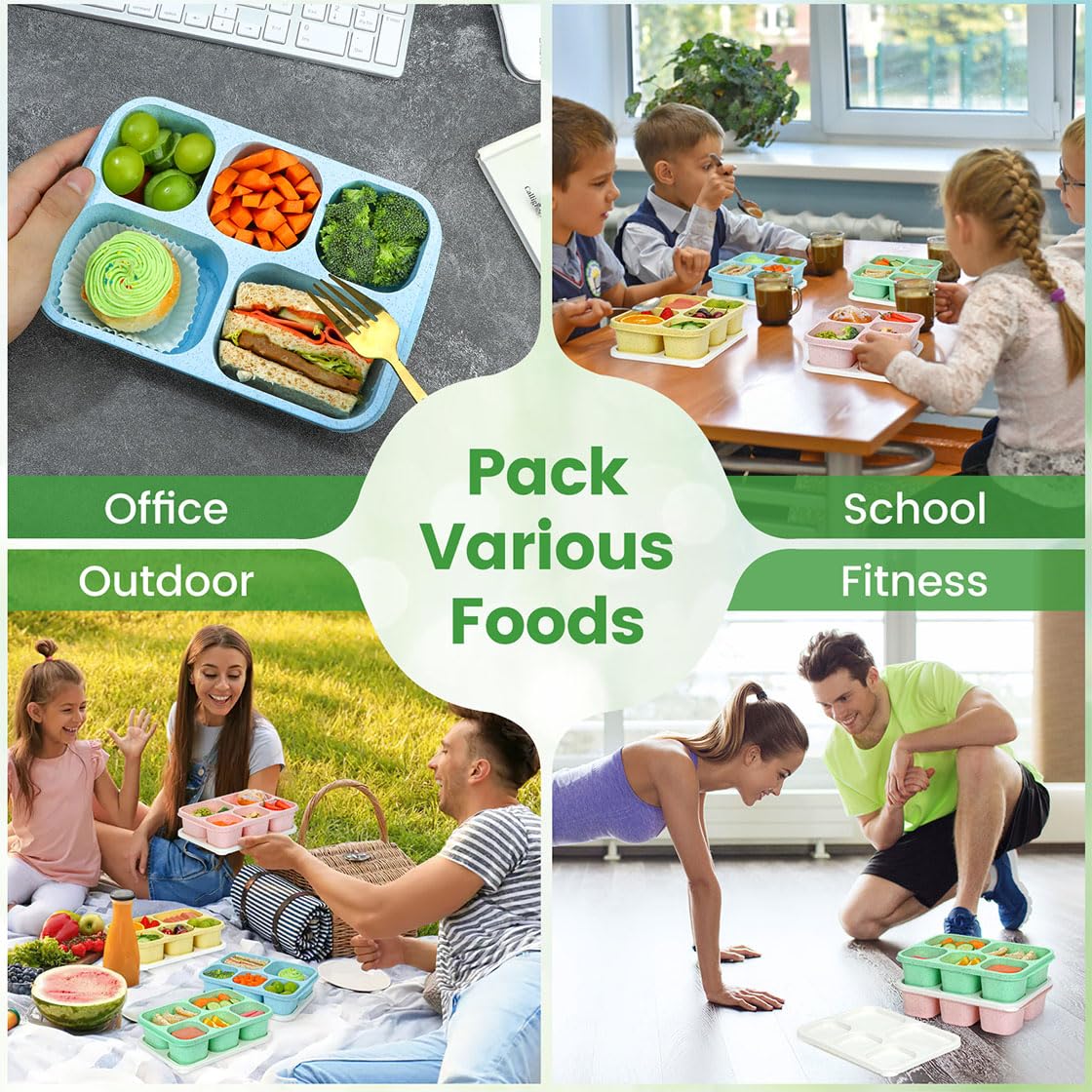 Caperci lunch boxes are microwave, freezer, and dishwasher safe.