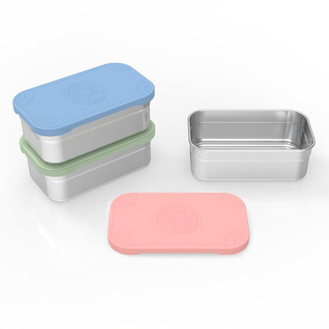 Caperci on-the-go snack storage fits lunch bags for school or work.