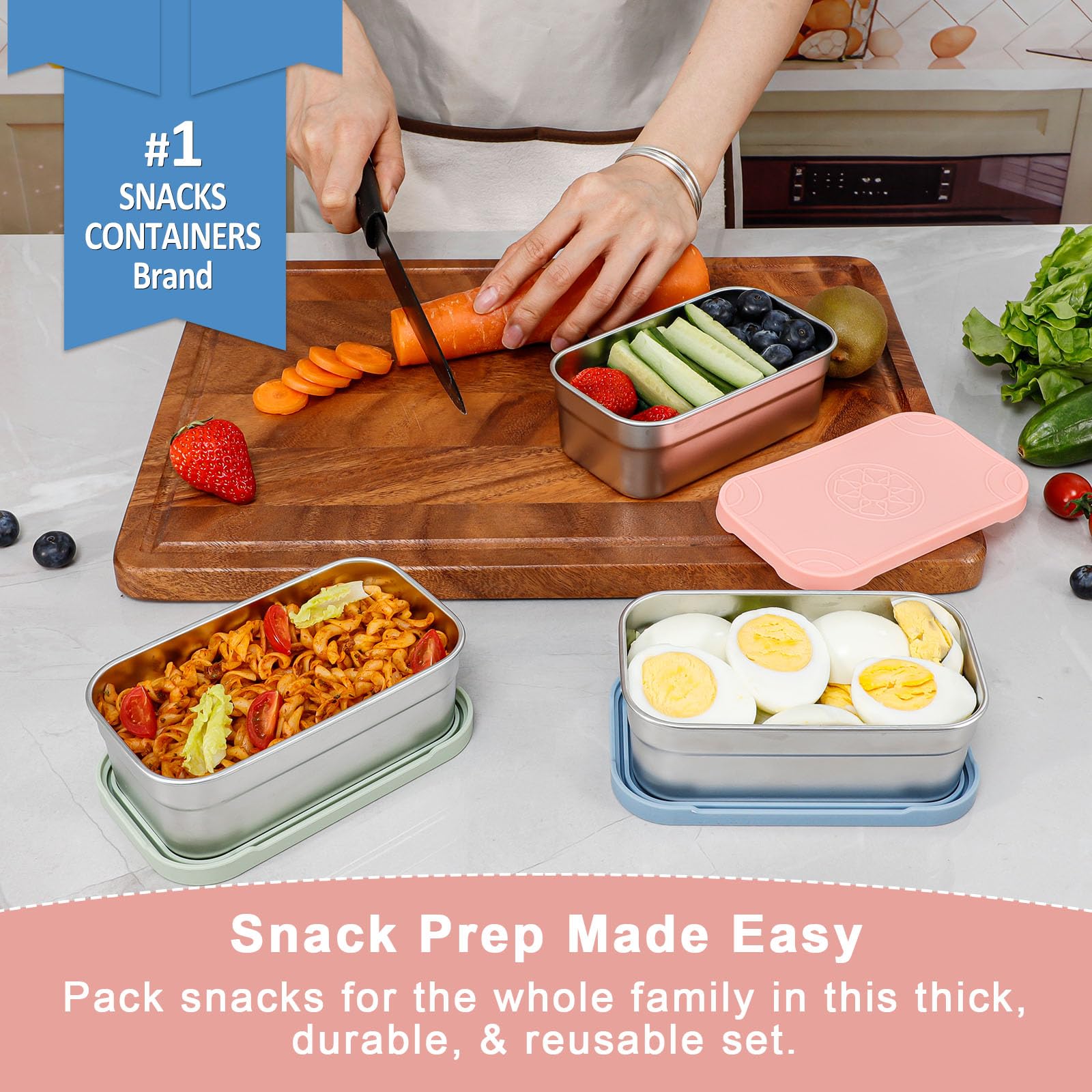 Caperci silicone lids provide a leak-proof seal for sauces and dips.