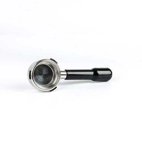 CAPFEI 58mm bottomless portafilter front view for precise extraction with Calphalon Temp IQ