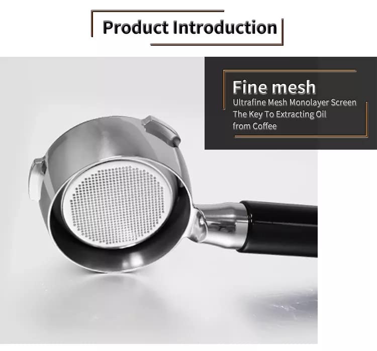 CAPFEI 58mm portafilter with filter basket included for convenient filtering