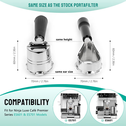 CAPFEI bottomless portafilter curved bottom shows extraction flow in real time.
