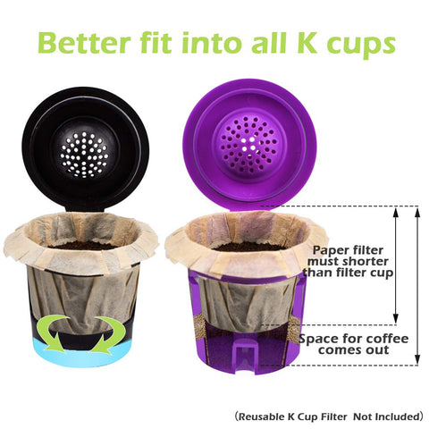 CAPMESSO filter traps grounds and oils for a smoother, less bitter coffee.
