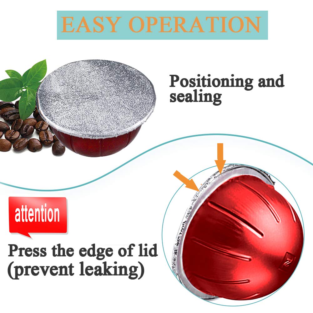 CAPMESSO eco-friendly lid reduces waste while preserving aroma.