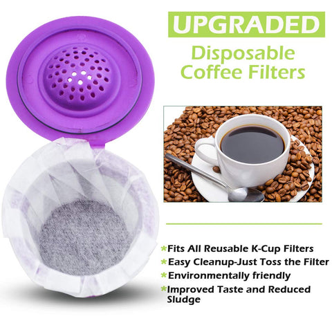 CAPMESSO filter captures grounds and oils to reduce sediment in brewed coffee.