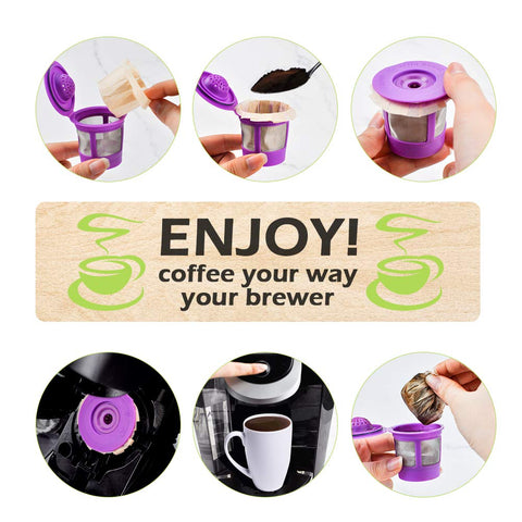 CAPMESSO Keurig-compatible filter works with 1.0 and 2.0 brewers.