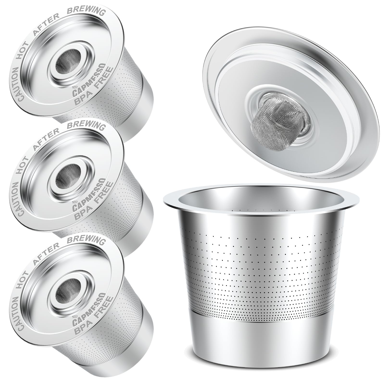 Capmesso four-pack reusable pods for Keurig 1.0 save money