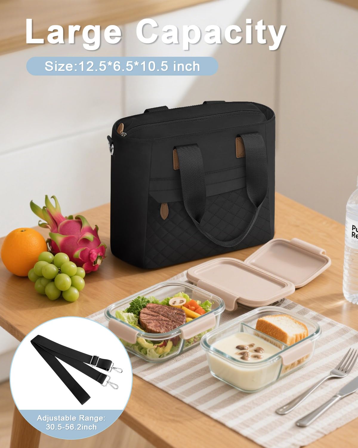 Capolo bag offers versatile use as a lunch tote, diaper bag, snack bag, or cooler.