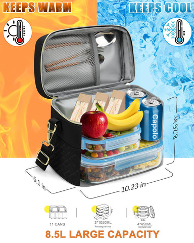 Capolo front pocket view demonstrates organized space for keys and napkins