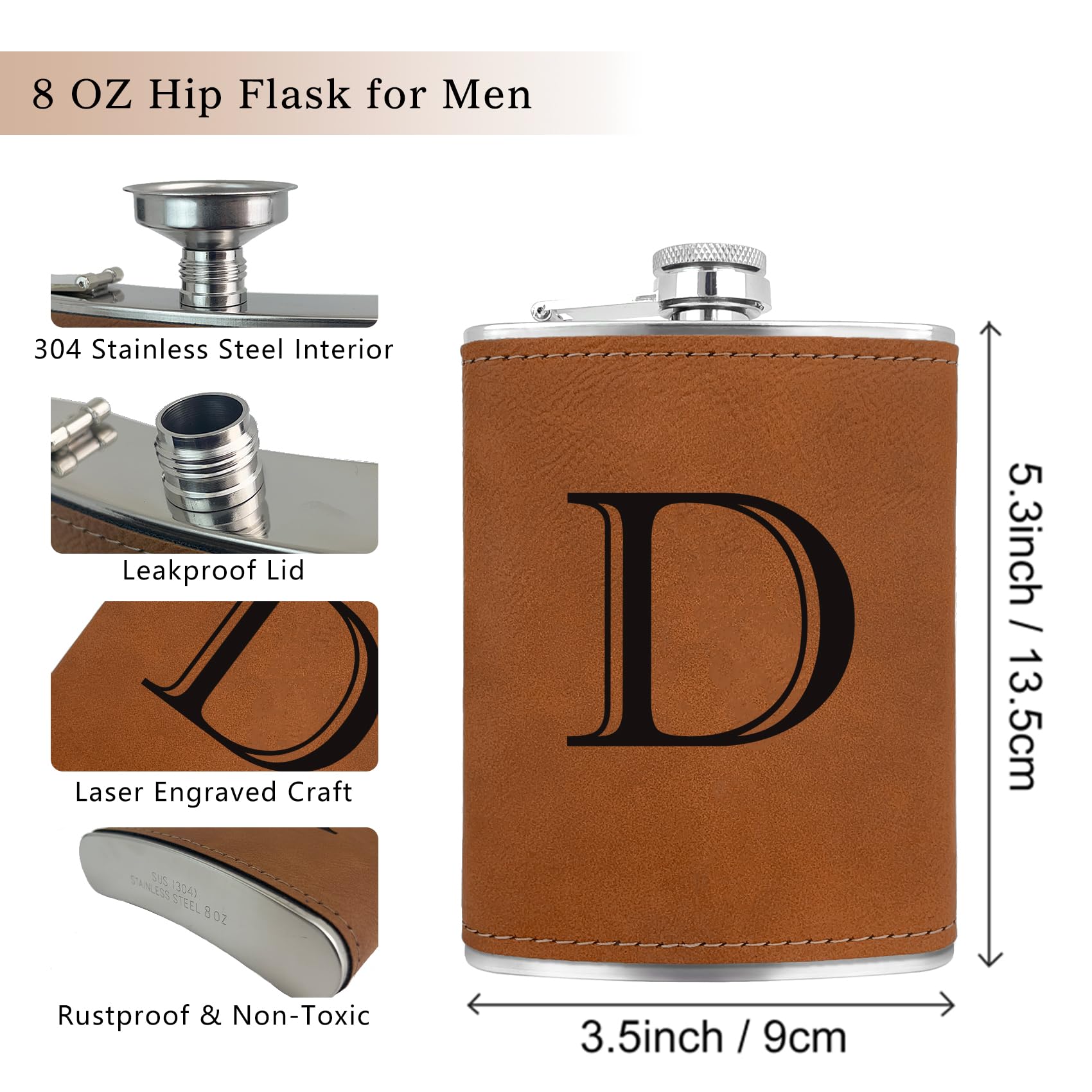 CARAKNOTS flasks are ideal for groomsmen proposals and outdoor celebrations.