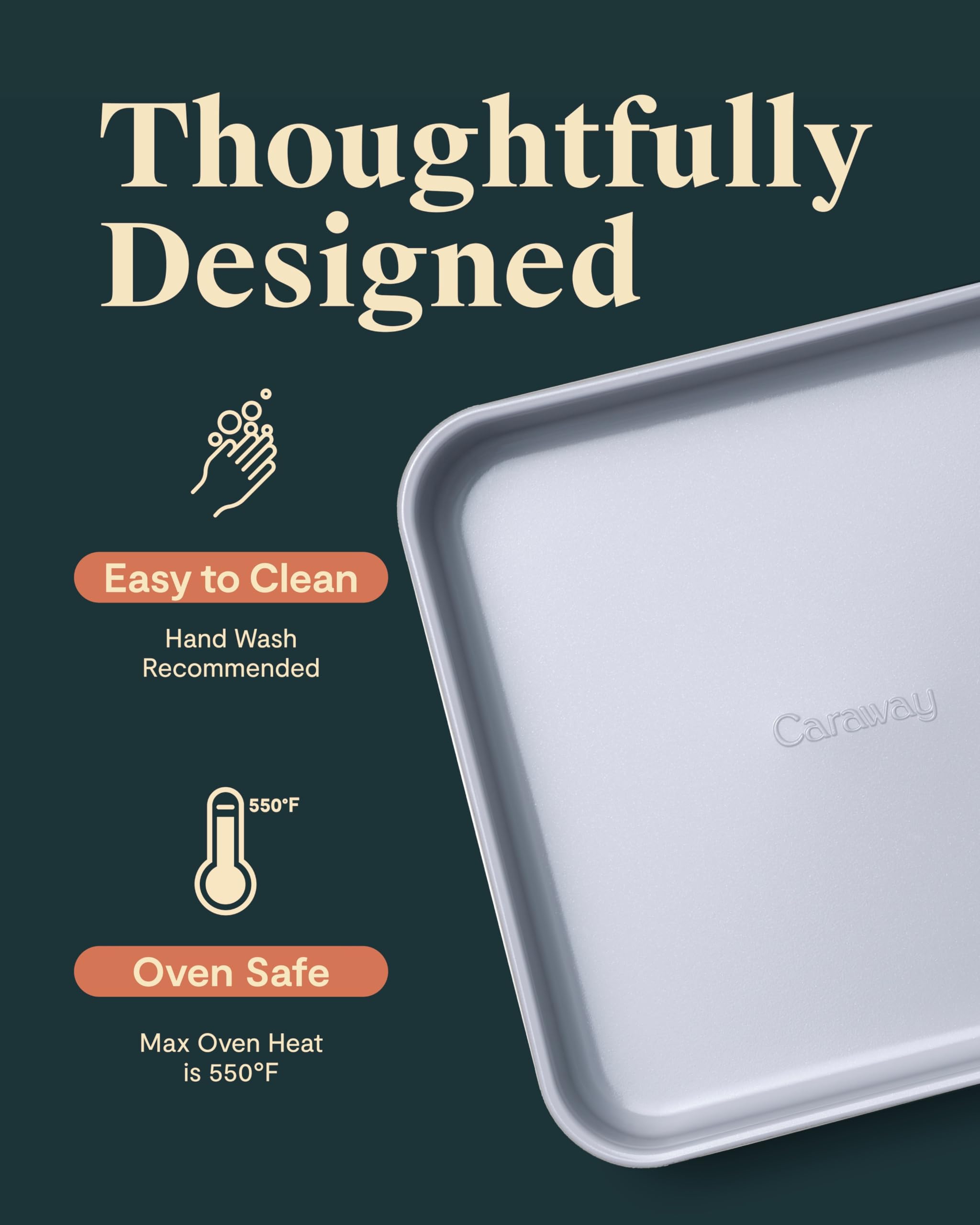 Caraway 9-inch square pan lemon bars releasing cleanly for bright citrus desserts.