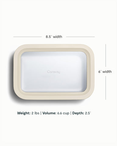 Caraway dot and dash containers for on-the-go bento storage