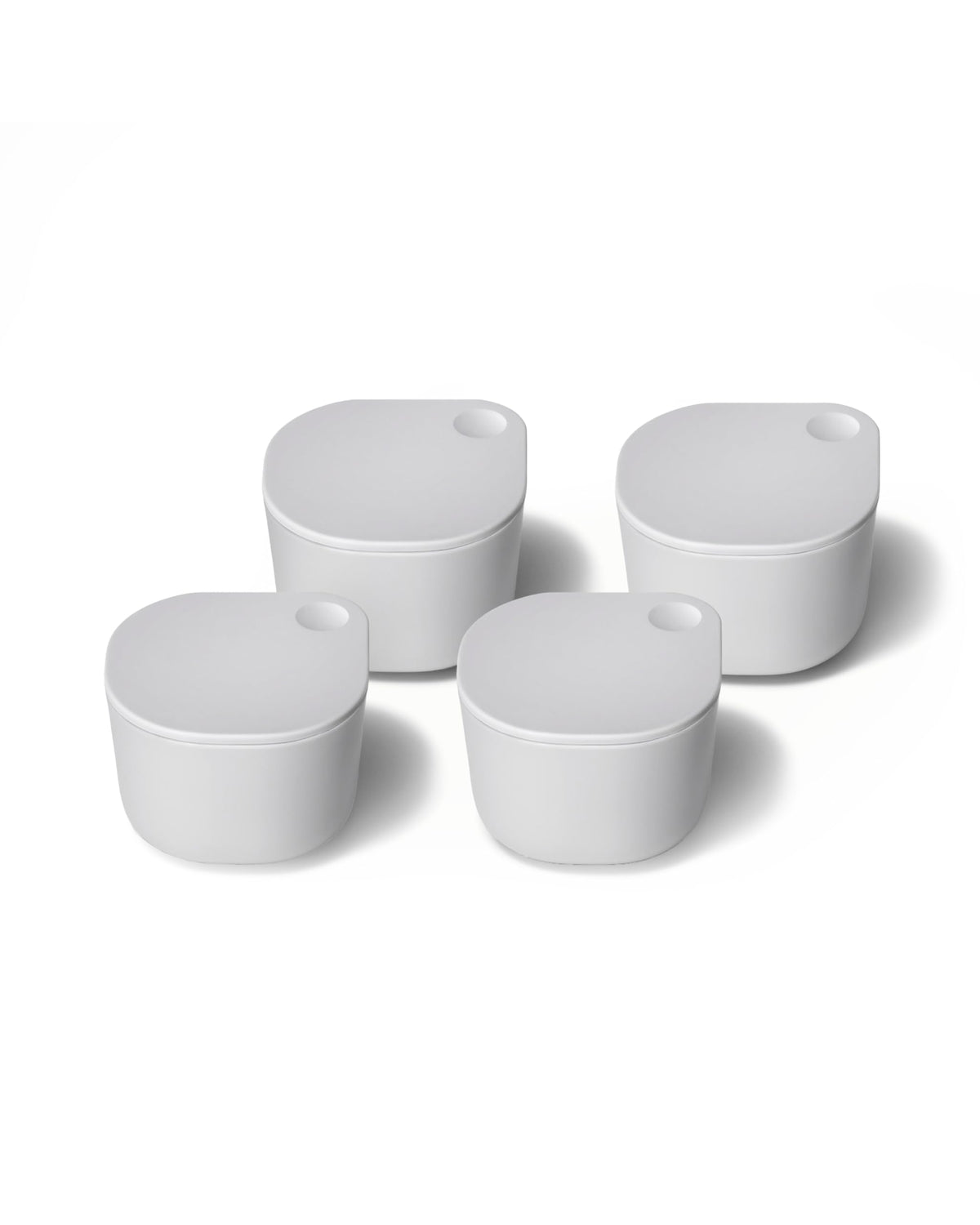 Caraway dot inserts with dash ramkins and lid for organized storage