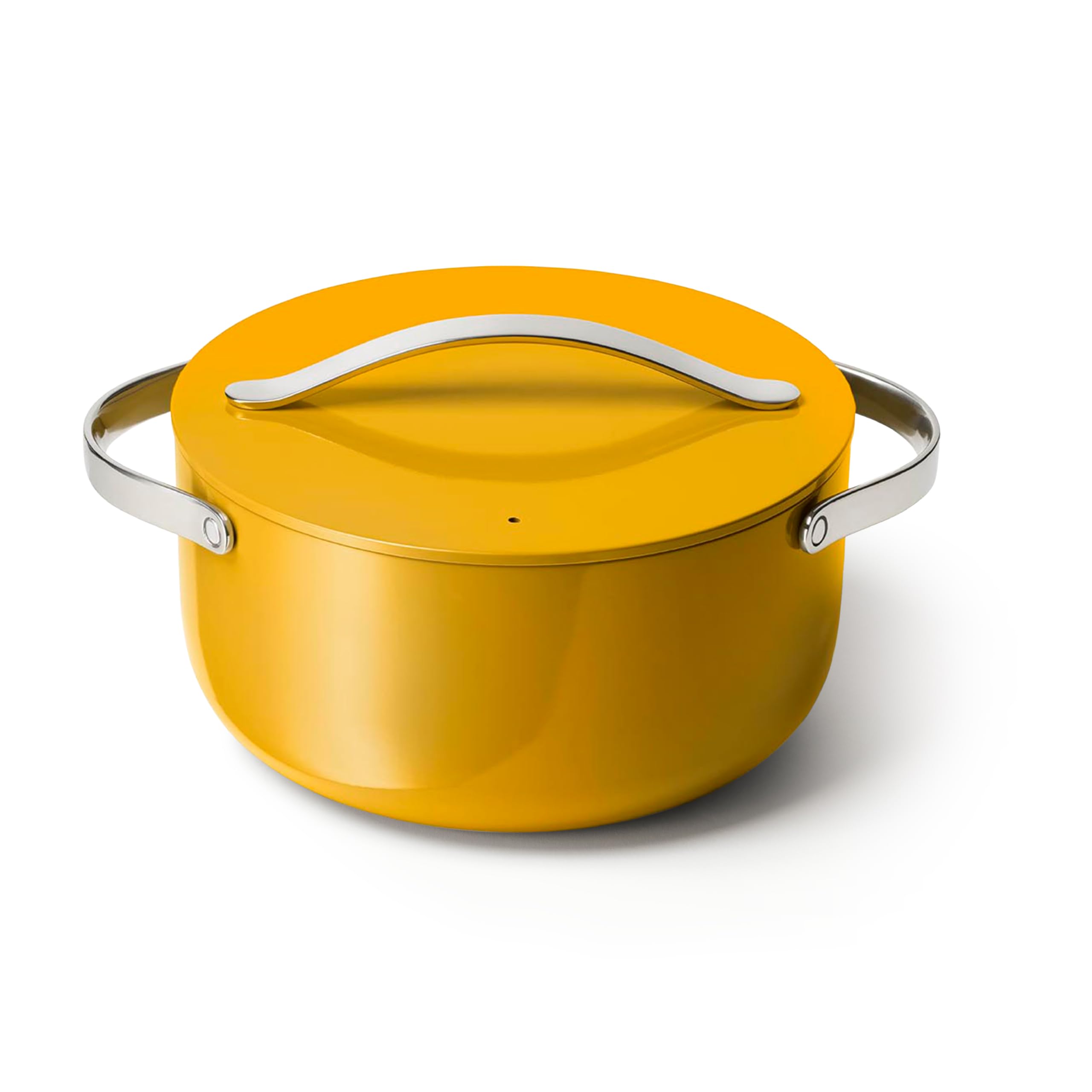 Caraway 6.5 qt Dutch oven with marigold lid, ideal for roasts and braises