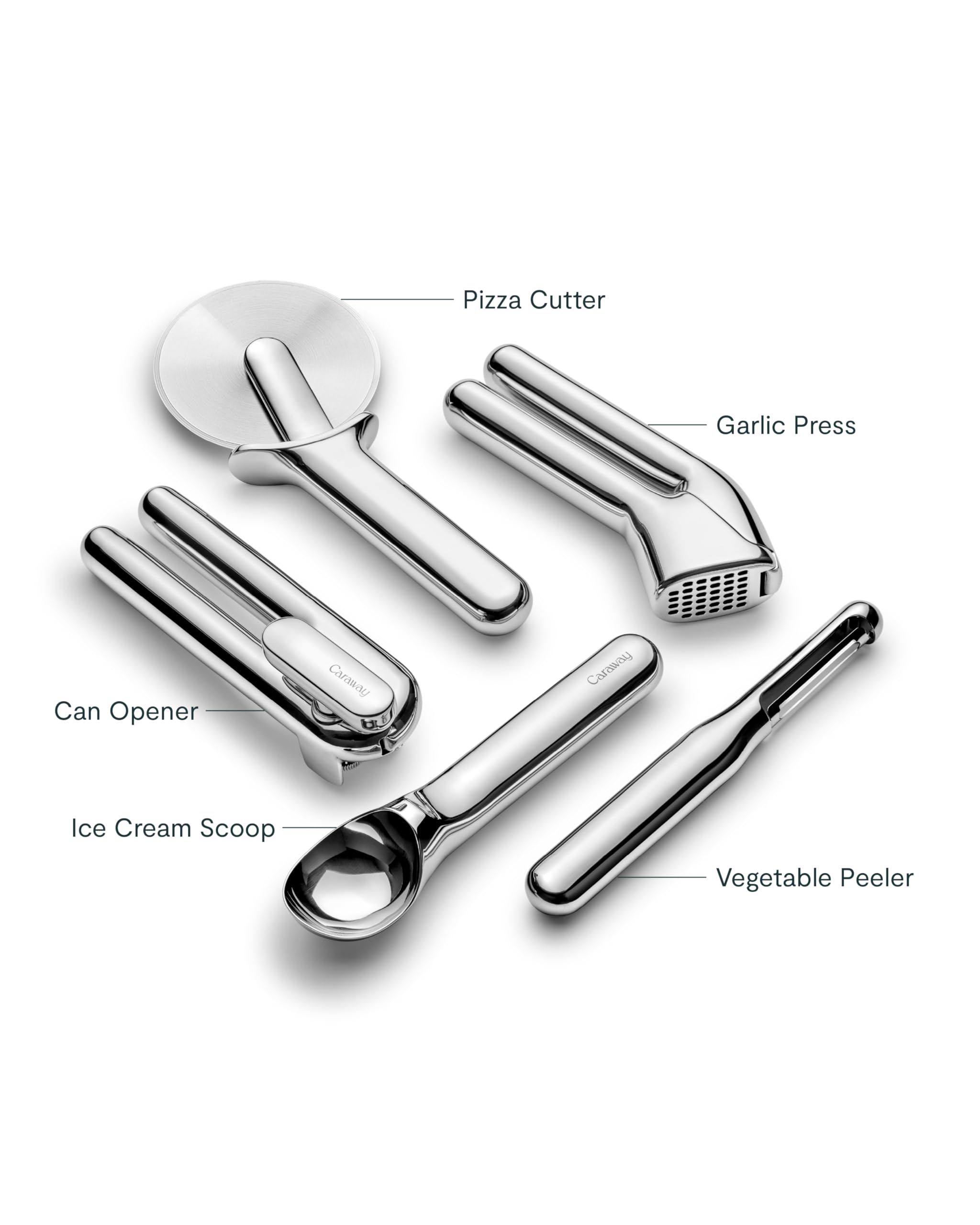 Caraway garlic press delivers easy mincing with minimal effort.