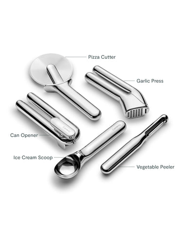 Caraway garlic press delivers easy mincing with minimal effort.