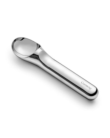 Caraway ice cream scoop with balanced weight for even servings.