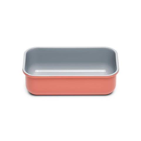 Caraway loaf pan full setup shows stylish bakeware for even browning and effortless release.