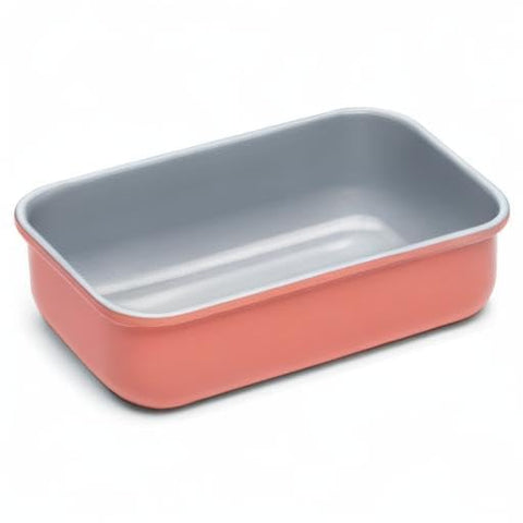 Caraway loaf pan handles high-heat baking with easy cleanup.