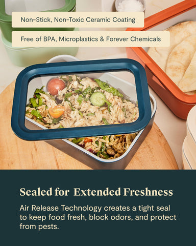 Caraway non-toxic BPA-free container for safe kitchen storage