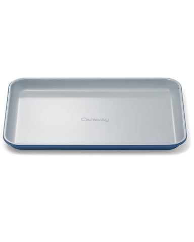Caraway small baking sheet - oven-ready surface for quick meals.