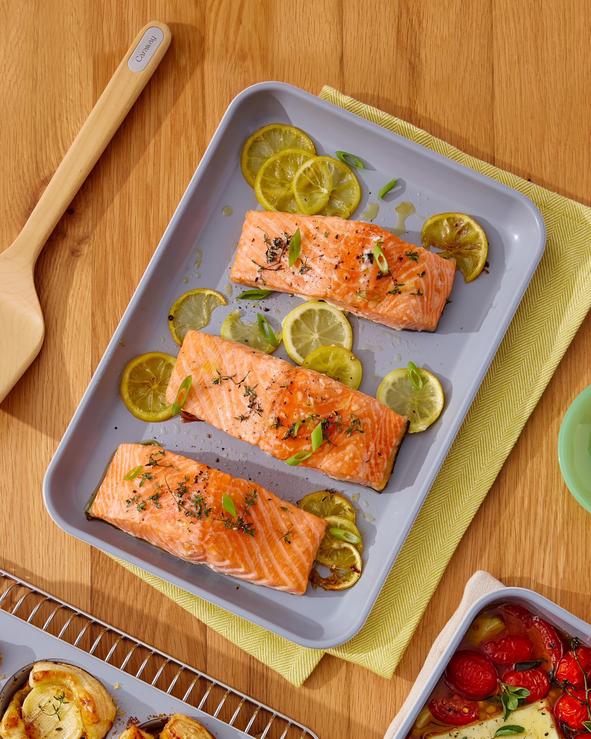 Caraway space-saving mini sheet pan fits small kitchens and apartments