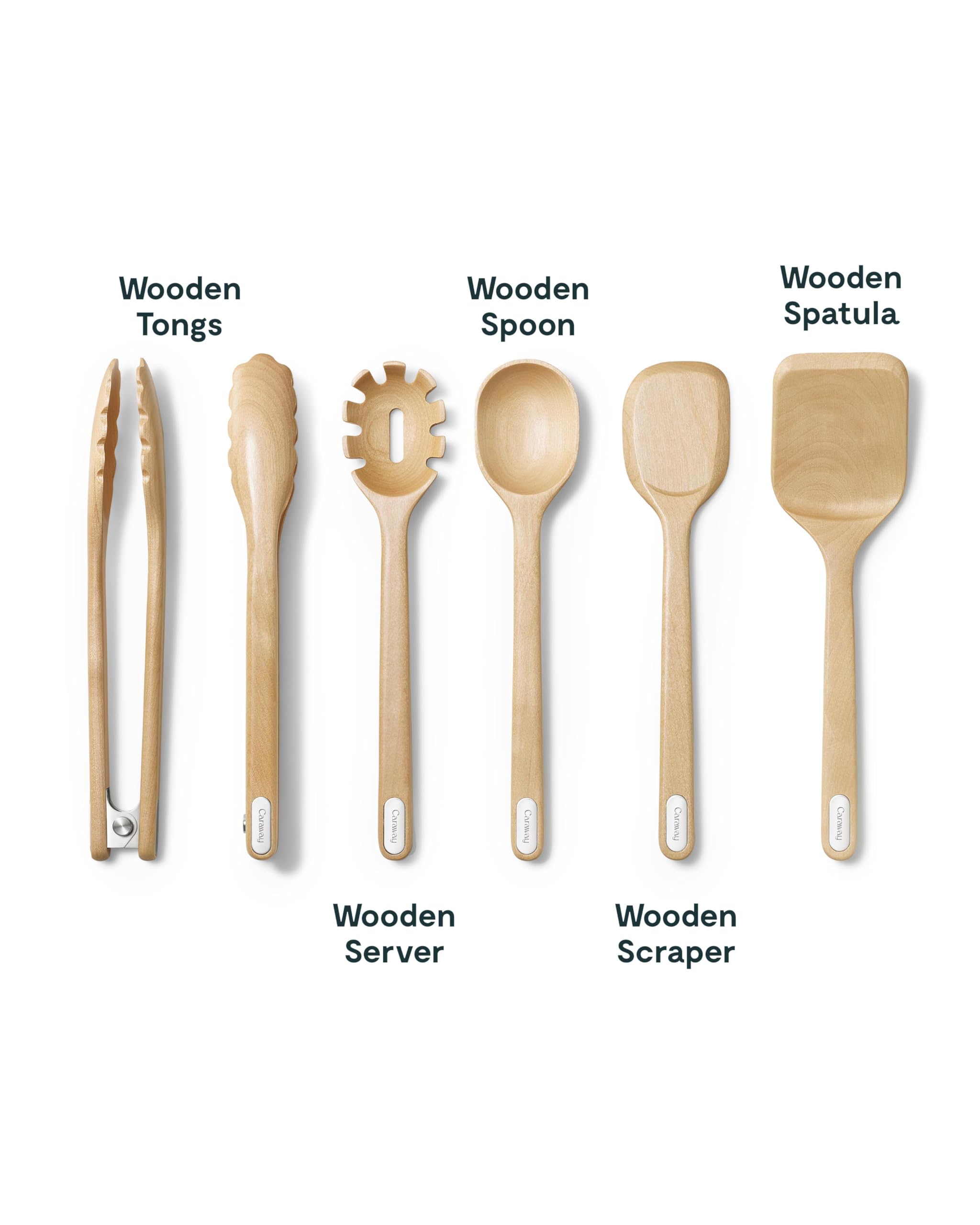 Caraway wooden scraper handles thick mixtures without disturbing coatings