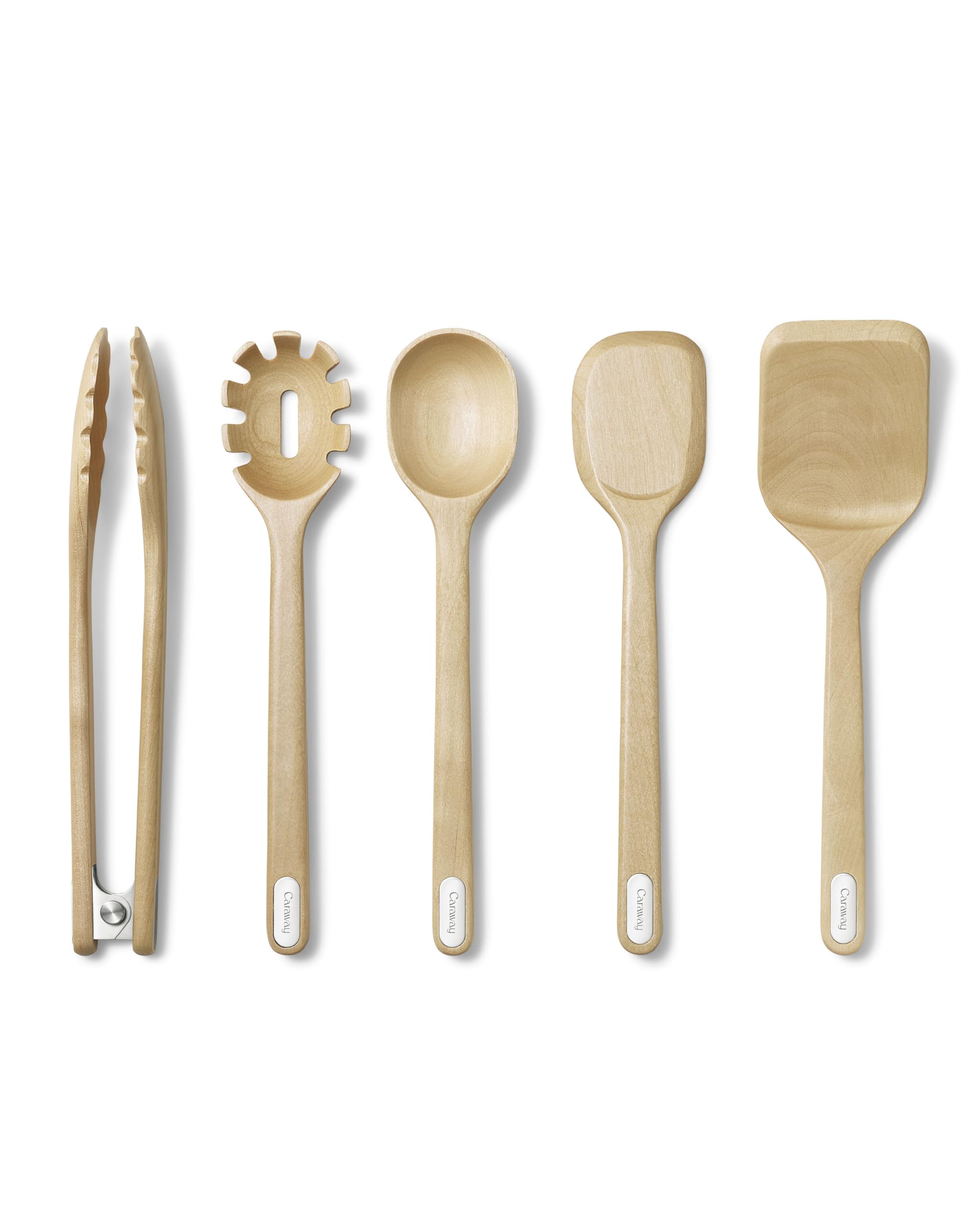 Caraway wooden spoon for gentle stirring on non-stick pans
