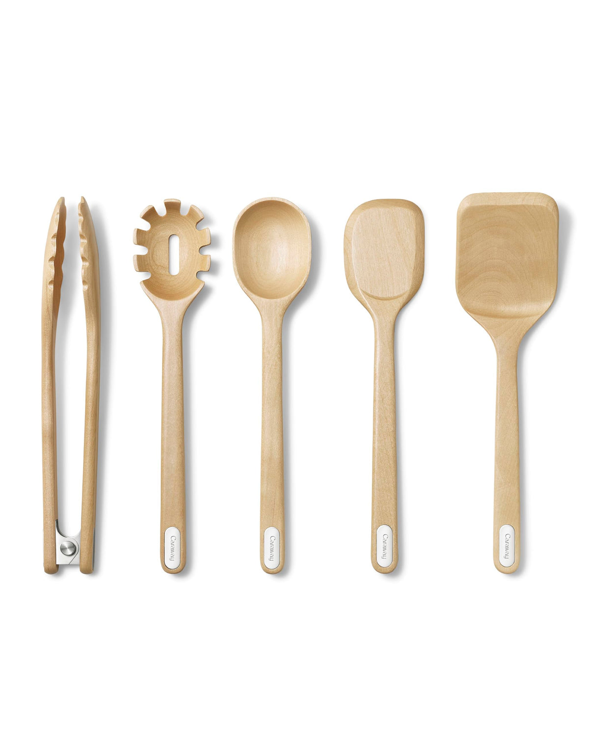 Caraway wooden spoon for gentle stirring on non-stick pans
