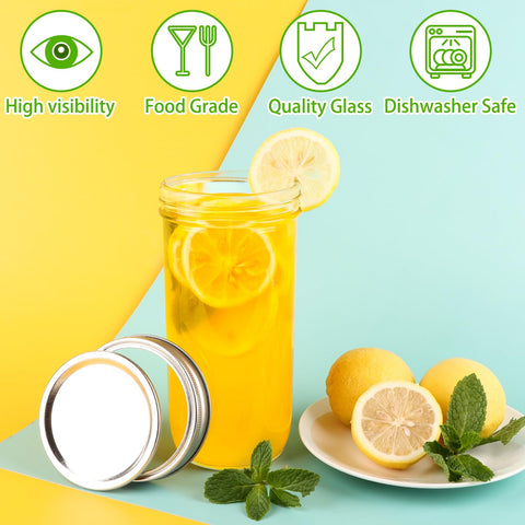 CARBLIN airtight lid seal keeps contents fresh for canning and fermenting