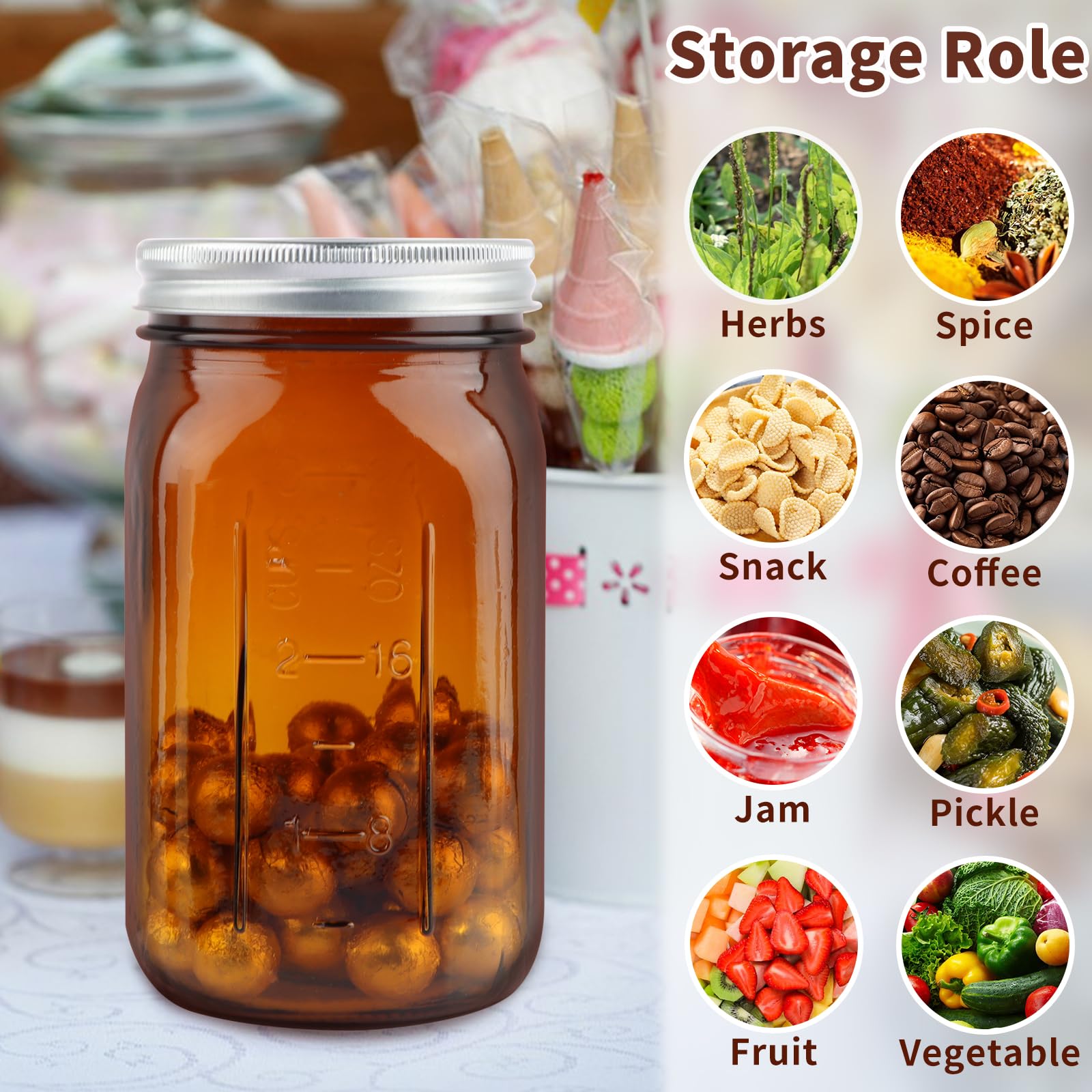 CARBLIN airtight metal sealing lid preserves freshness with a durable rubber gasket