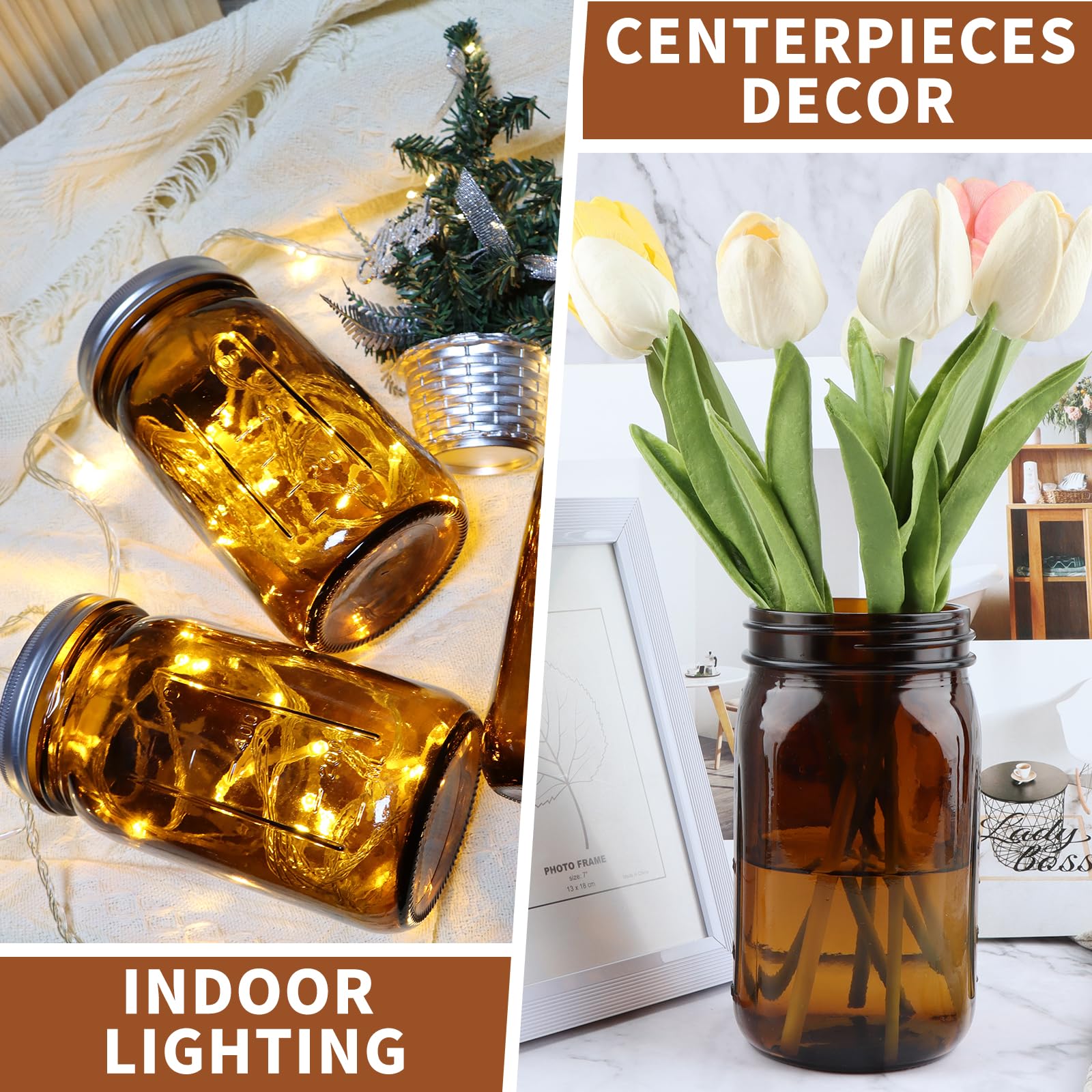 CARBLIN thick amber glass jar provides sturdy storage and light protection