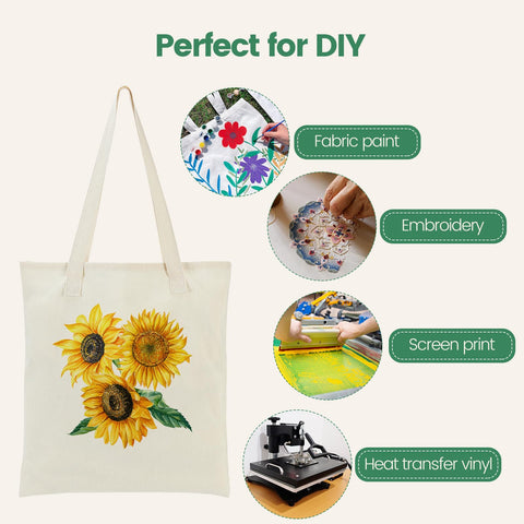 Carbrea blank tote ideal for DIY designs and personalization