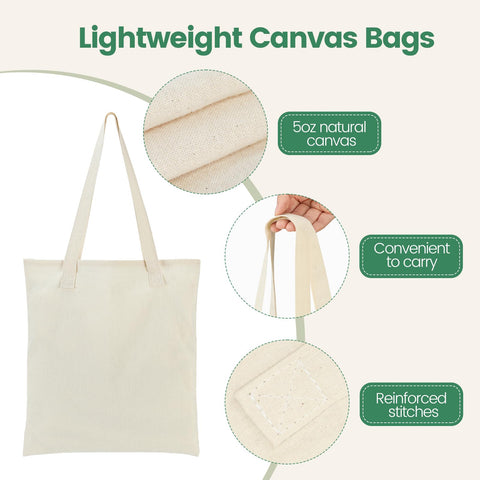 Carbrea tote suitable for embroidery and heat-transfer projects