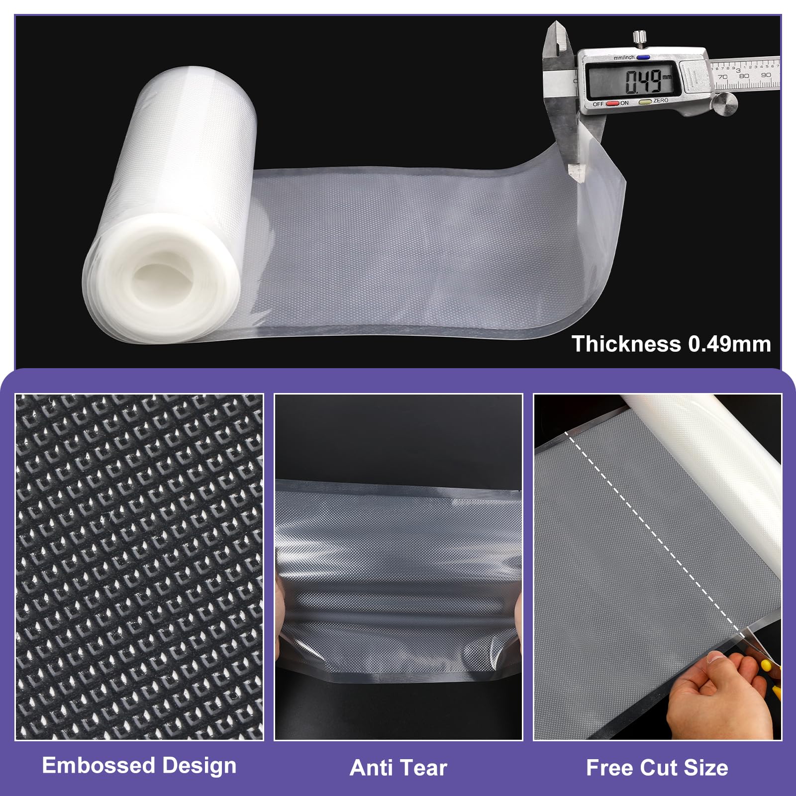 CareGY free-cutting bags enable precise sizing with minimal waste.