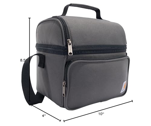 Carhartt durable lunch box for construction sites supports daily meals on the go