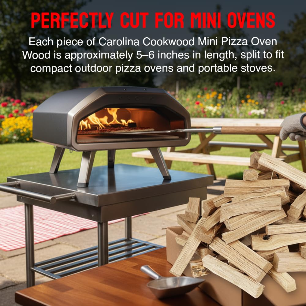 Carolina Cookwood 12-14 lb bundle shown as compact wood bundle.