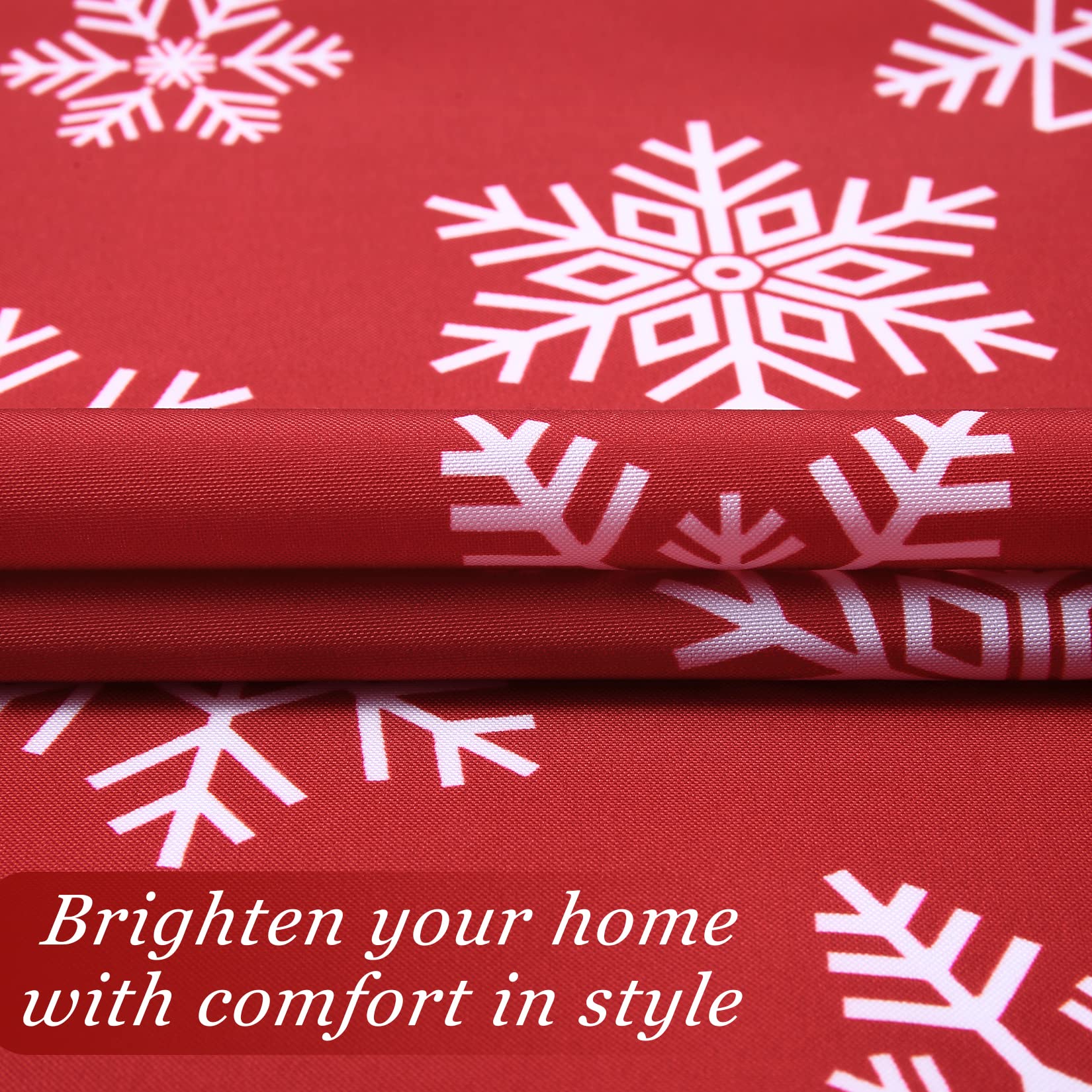 CAROMIO Christmas Tablecloth ideal for banquets and parties enhancing seasonal ambiance