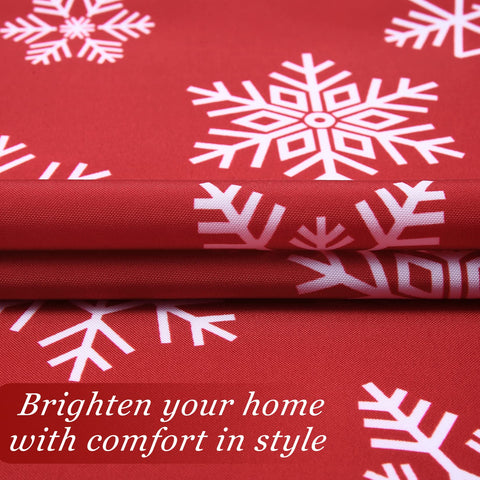 CAROMIO Christmas Tablecloth ideal for banquets and parties enhancing seasonal ambiance