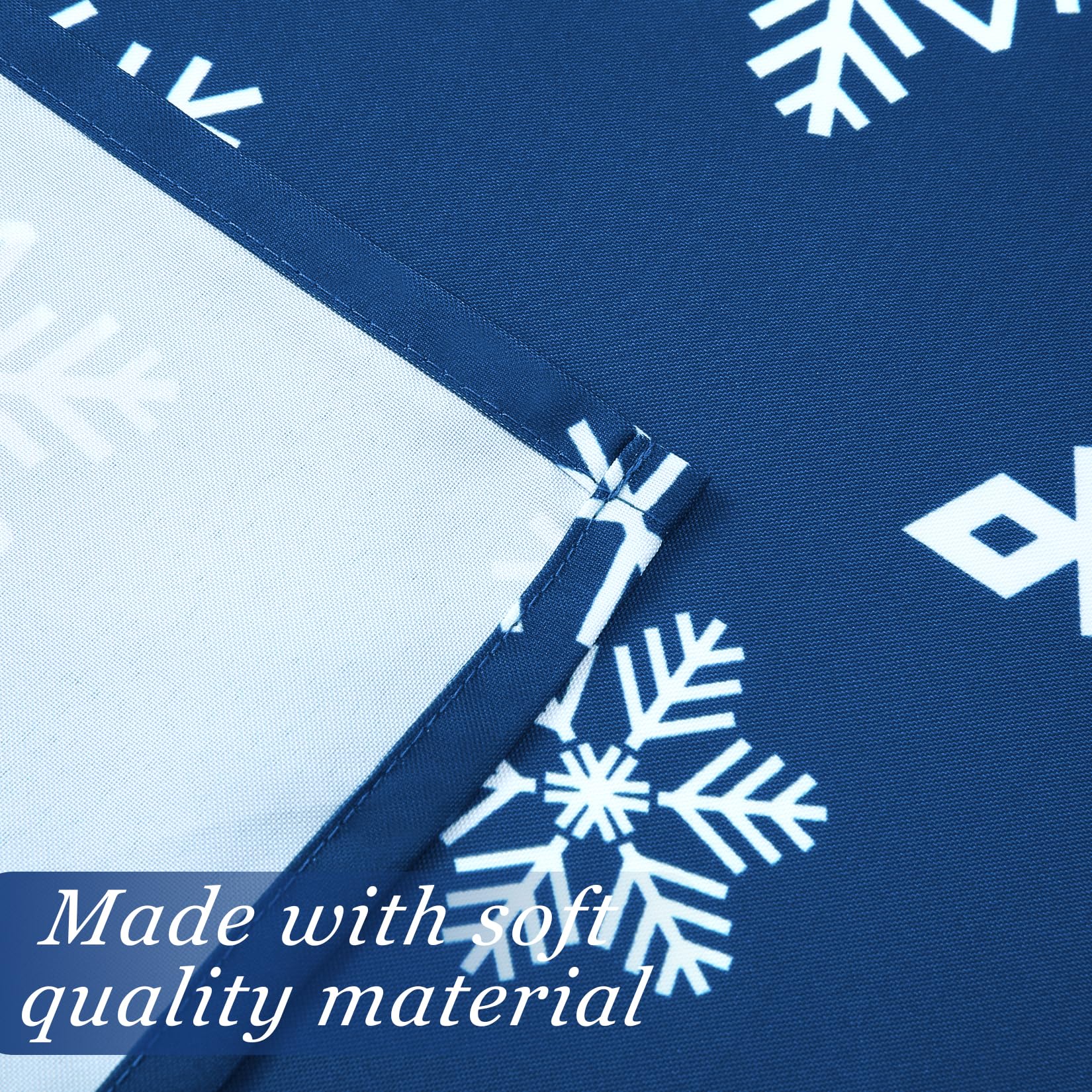 CAROMIO easy-care tablecloth shows quick cleaning and maintenance benefits.