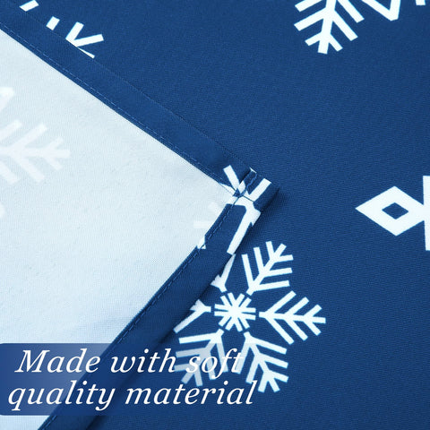CAROMIO easy-care tablecloth shows quick cleaning and maintenance benefits.