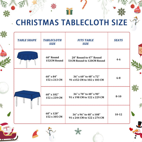 CAROMIO round tablecloth easy care features for busy hosts.
