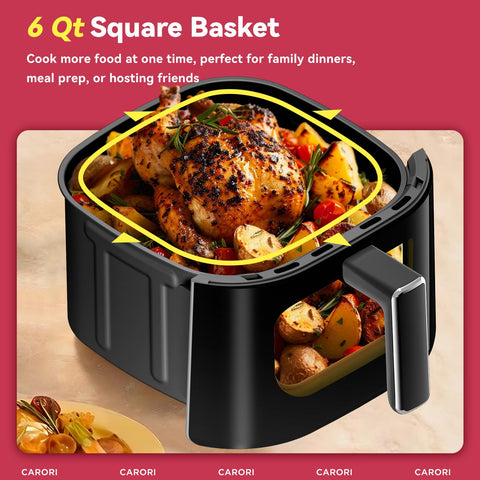 Carori 1700W fast cooking for quick weeknight dinners.