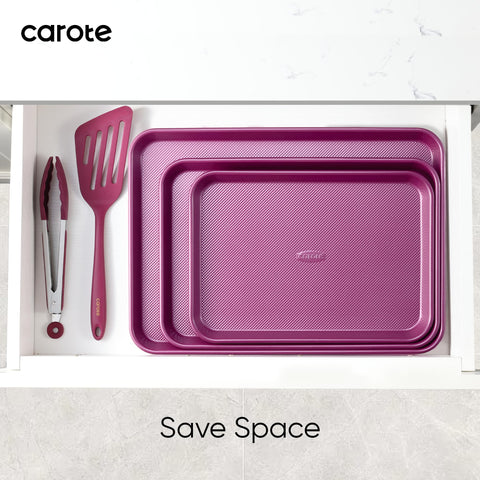 CAROTE 17-inch baking pan suitable for large tray bakes.